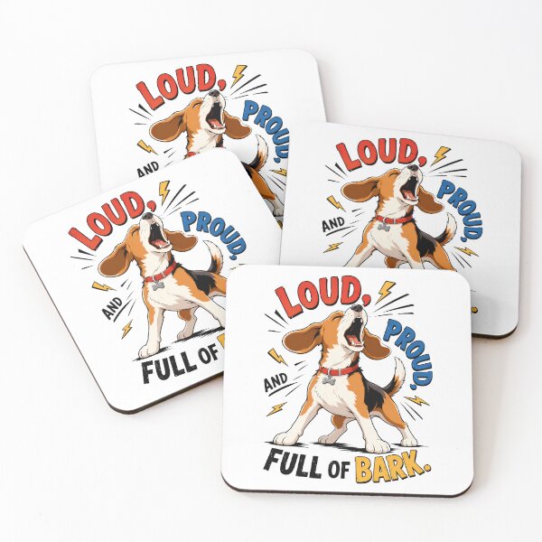 Item preview, Loud Proud and Full of Bark Beagle Dog Design designed and sold by Tong4130.