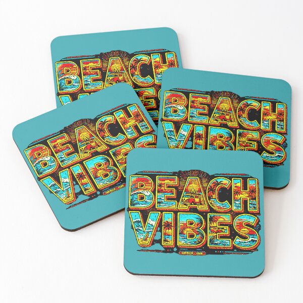 Item preview, Beach Vibes | Retro Summer Vintage Van Design designed and sold by AstronautMerch.