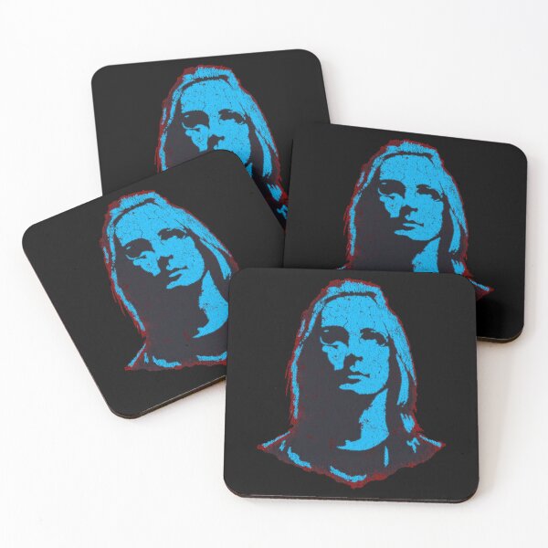 Item preview, Steven Wilson Progressive Rock Cyan Distressed Halftone Portrait Art designed and sold by surmind.