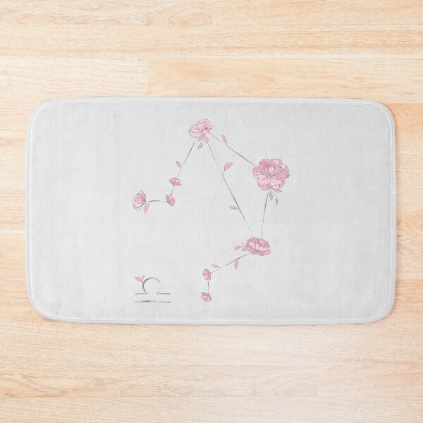 Item preview, Libra Floral Zodiac Constellation designed and sold by TheThankfulTyne.