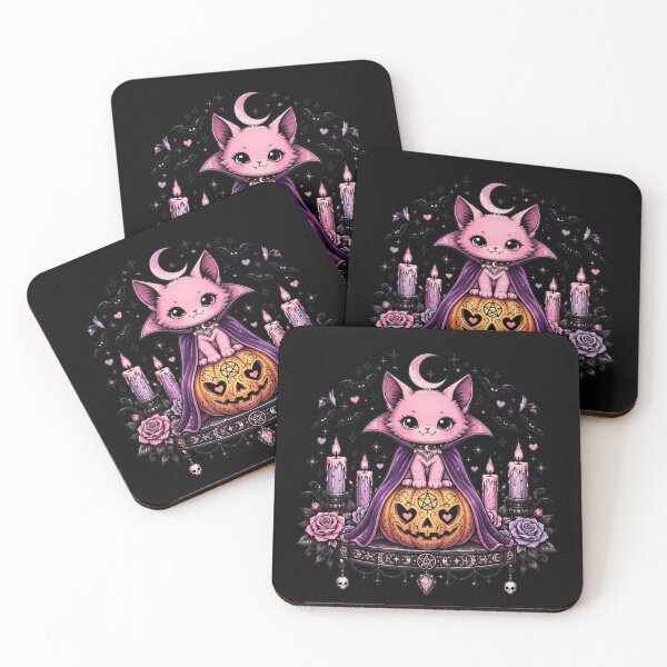Item preview, Halloween Pumpkin Kawaii Cat designed and sold by Applecrunch.