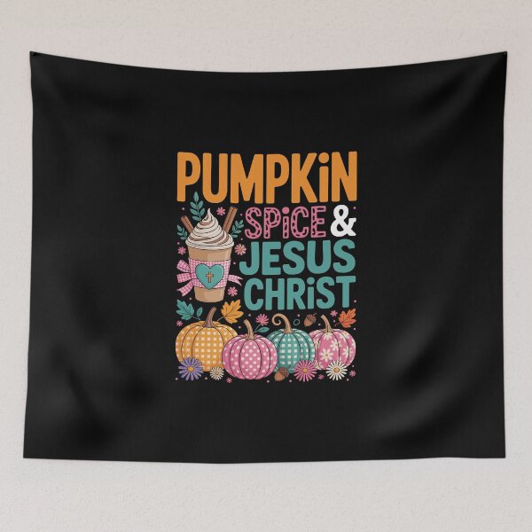 Item preview, PUMPKIN SPICE and JESUS CHRIST designed and sold by jkrphoto.