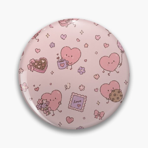 Item preview, A cute whimsical valentines day themed pattern designed and sold by ellinnur.