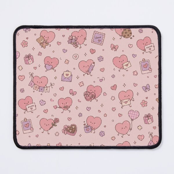 Item preview, A cute whimsical valentines day themed pattern designed and sold by ellinnur.