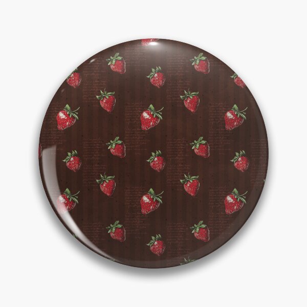 Item preview, Strawberry Brown Background Pattern  designed and sold by LouieVanille.