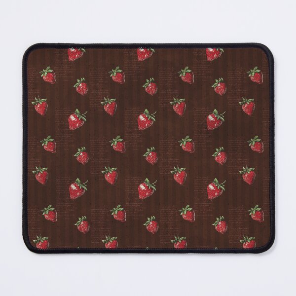Item preview, Strawberry Brown Background Pattern designed and sold by LouieVanille.