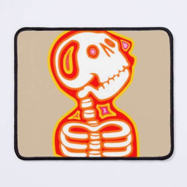 Item preview, Retro Psychedelic Skeleton Bust designed and sold by GothCanGs.