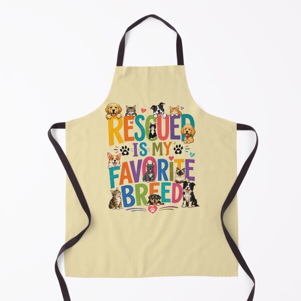 Item preview, Rescued Is My Favorite Breed Cute Dogs And Cats Rescue Lover Design designed and sold by Evelashop.