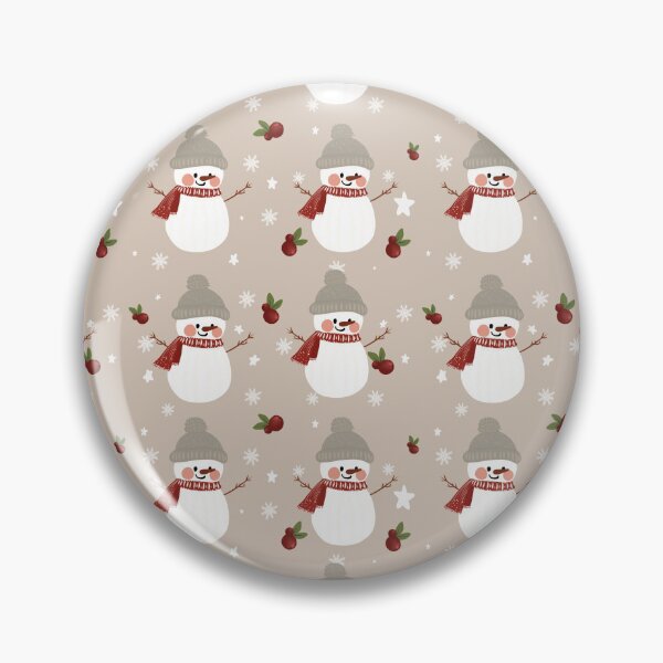 Item preview, Cute Snowman Christmas Winter Pattern designed and sold by Little Wimbly.
