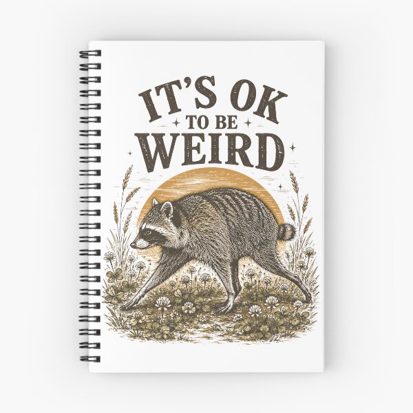 Item preview, Jimothy Raccoon It's Ok To Be Weird Funny Feral Seattle Meme designed and sold by DesignsByAnett.