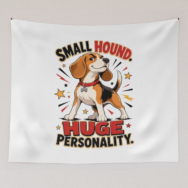 Item preview, Small Hound Huge Personality Funny Beagle Dog Design designed and sold by Tong4130.