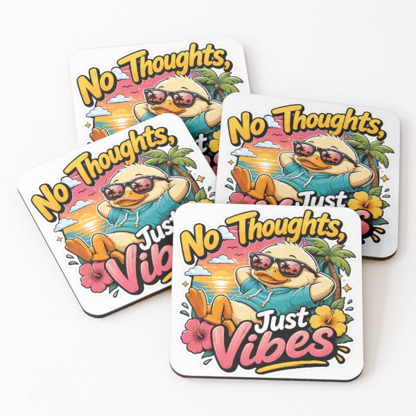 Item preview, No Thoughts Just Summer Vibes designed and sold by PixoNest.