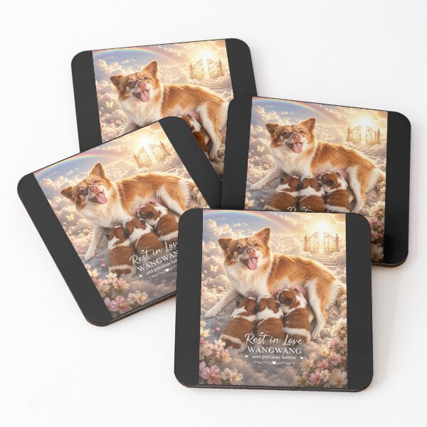 Item preview, justice for wangwang dog memorial , Rest In Love Wangwang, "Rainbow Bridge Dog Memorial", Pet Loss Sympathy Gift, Dog Lover Remembrance Wall Art designed and sold by HappyGrandmaUB.