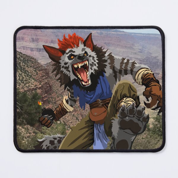 Item preview, Gnoll Kinetic Boom Enthusiast designed and sold by KlakkDrawsStuff.