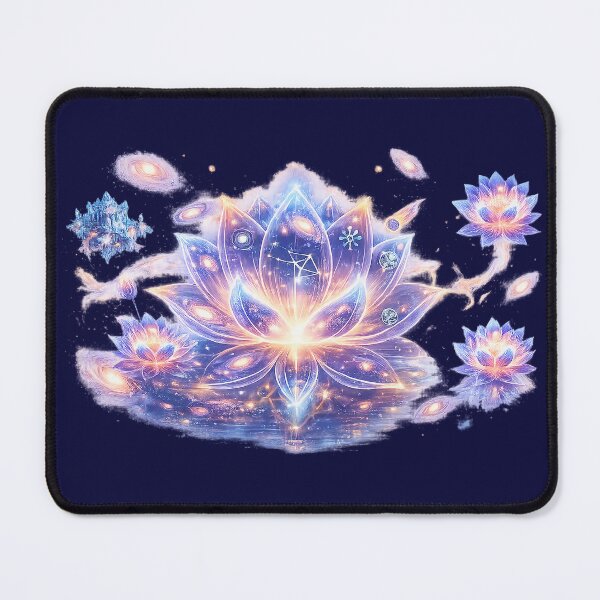 Item preview, Nebula Bloom - Birth of the Cosmic Lotus designed and sold by Duoluminis-luminko.