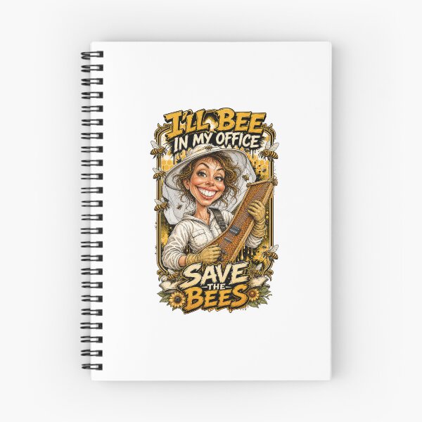 Item preview,  "I'll Bee in My Office – Save the Bees" designed and sold by Wilcox PhotoArt.