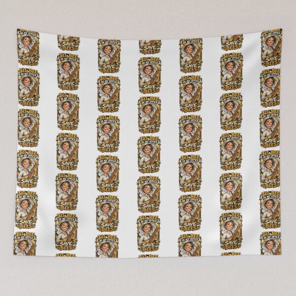 Item preview,  "I'll Bee in My Office – Save the Bees" designed and sold by Wilcox PhotoArt.