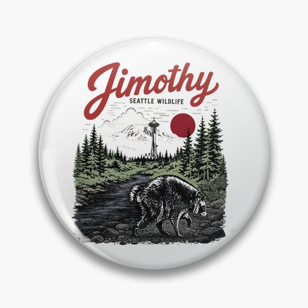 Item preview, Jimothy Seattle Wildlife Raccoon Nature Vintage designed and sold by GusHickman.