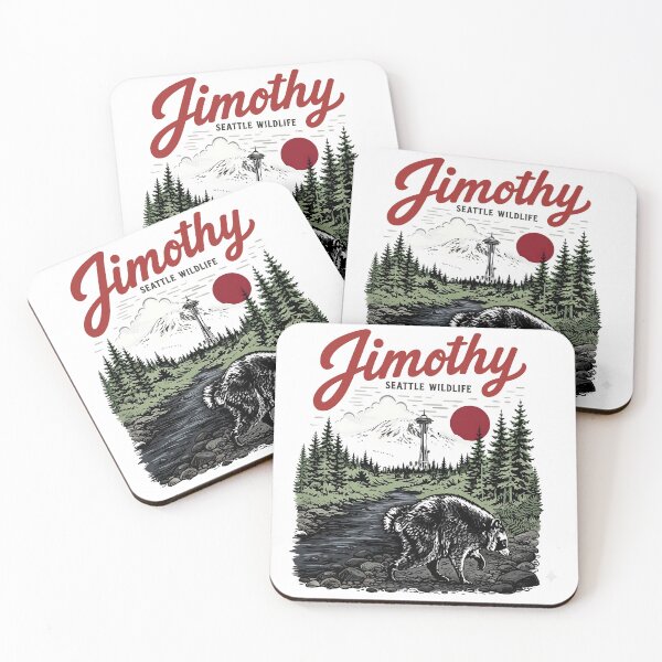 Item preview, Jimothy Seattle Wildlife Raccoon Nature Vintage designed and sold by GusHickman.