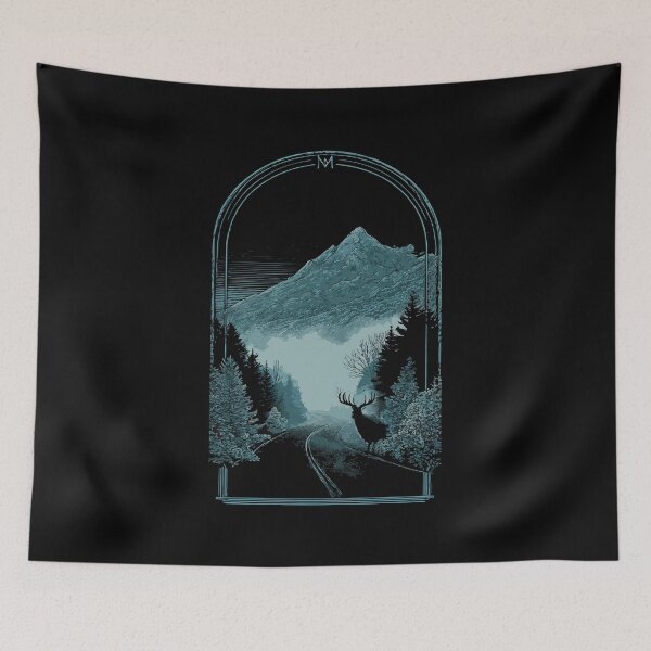 Item preview, Misty Mountain Deer  designed and sold by Gkinoki.