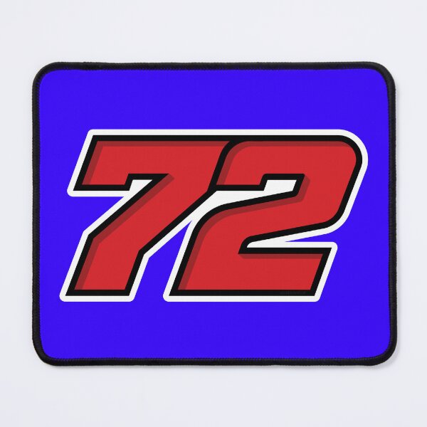 Item preview, Marco Bezzecchi number 72 (2026) designed and sold by OvertakeGP.