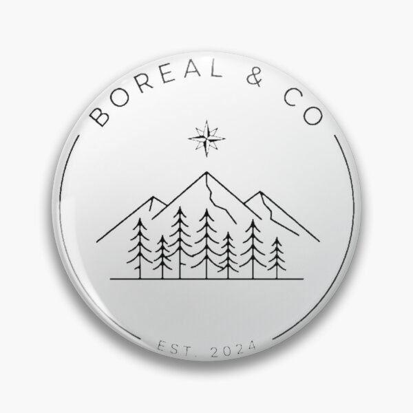 Item preview, Alpine Edition Badge Mountains Pines Compass designed and sold by ismai6.