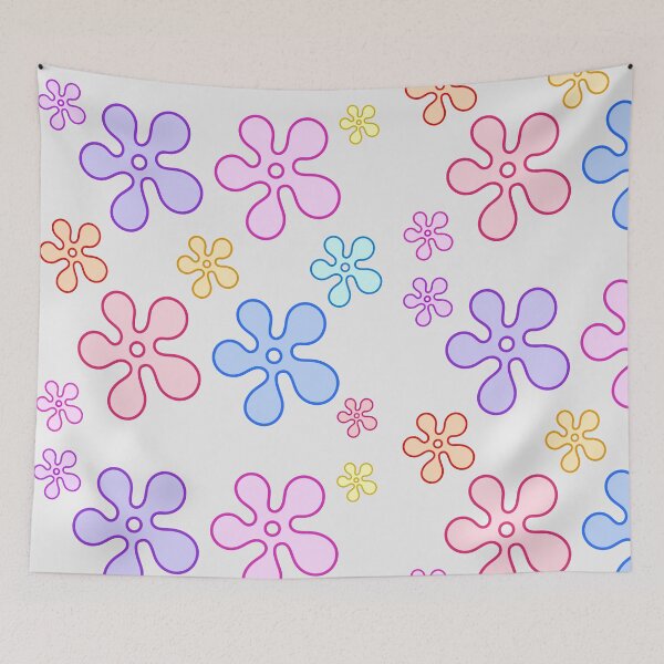 Item preview, SpongeBob Sky Bikini Bottom flowers  designed and sold by DibujandoPorfa.