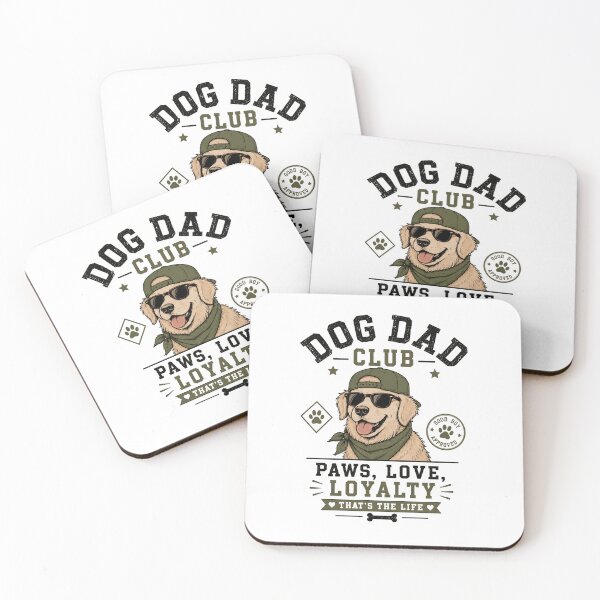 Item preview, Dog Dad Club Golden Retriever Paws Love Loyalty T-Shirt designed and sold by Ashley critters.