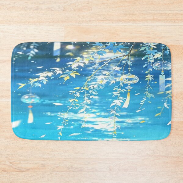 Item preview, The Soothing Echo of Eternal Summer, Japanese Wind Chimes by the Water - Animated and Dreamy Summer Landscape designed and sold by RAYBIL.