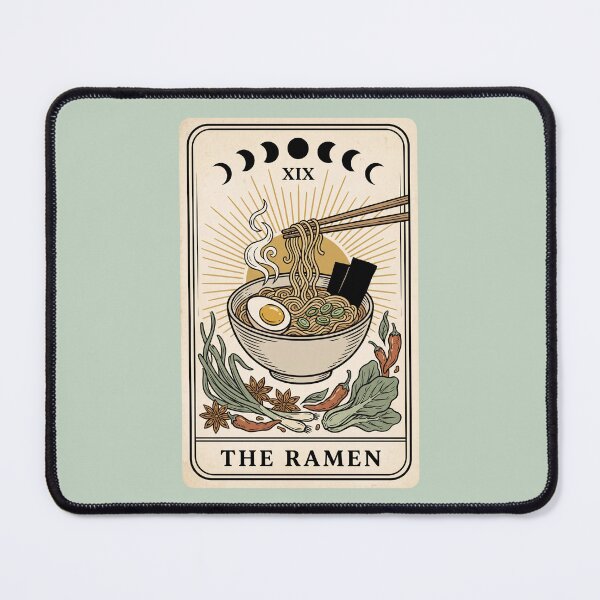 Artikelvorschau, Essens-Tarotkarte: Die Ramen | Modernes Tarot, Tarot-Memes, Pastell-Tarot entworfen und verkauft von Mildly Mystic.
