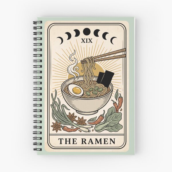Artikelvorschau, Essens-Tarotkarte: Die Ramen | Modernes Tarot, Tarot-Memes, Pastell-Tarot entworfen und verkauft von Mildly Mystic.