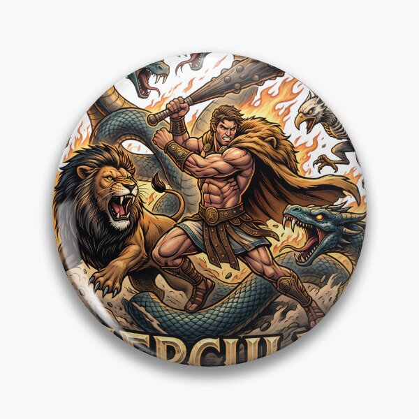 Item preview, herkules, half man half god, son zeus designed and sold by Hephaestus's Forge.