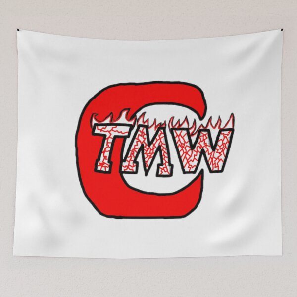 Item preview, TMW Flaming Letter Typography Graphic Design Burning Red Alpha Logo Style designed and sold by ShavonRistorin.