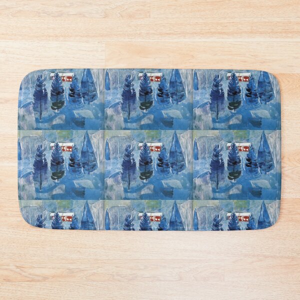 Item preview, Red House and Spruces Edvard Munch Art designed and sold by ArtUnova.
