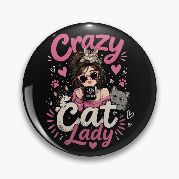 Item preview, Crazy Cat Lady designed and sold by MusesWhispers.