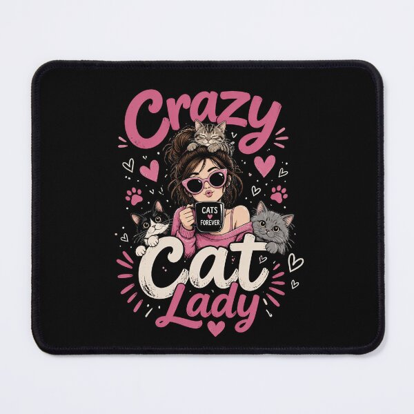 Item preview, Crazy Cat Lady designed and sold by MusesWhispers.