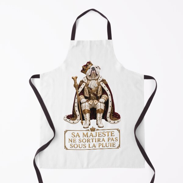 Item preview, Sa Majeste - Funny Bulldog King Refuses the Rain designed and sold by dogmanity.