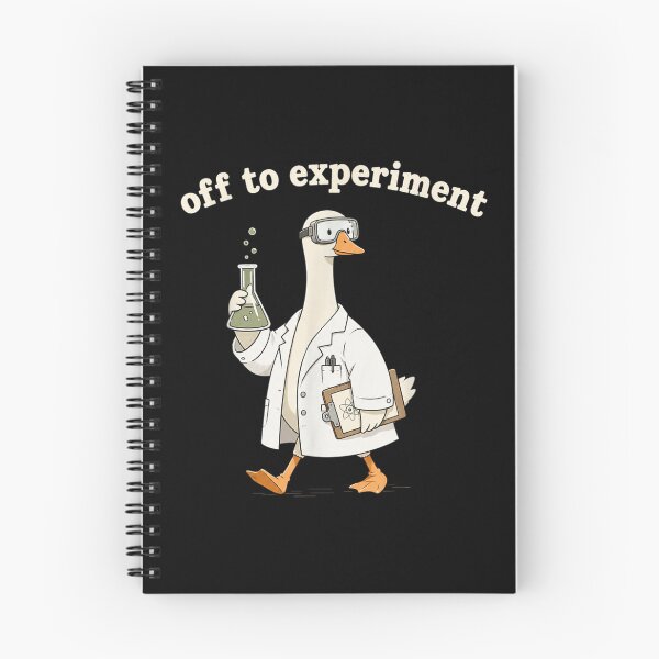 Item preview, Off To Experiment Funny Scientist Goose Laboratory Chemical Flask Chemistry Pun designed and sold by ShavonRistorin.
