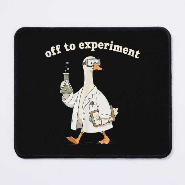 Item preview, Off To Experiment Funny Scientist Goose Laboratory Chemical Flask Chemistry Pun designed and sold by ShavonRistorin.