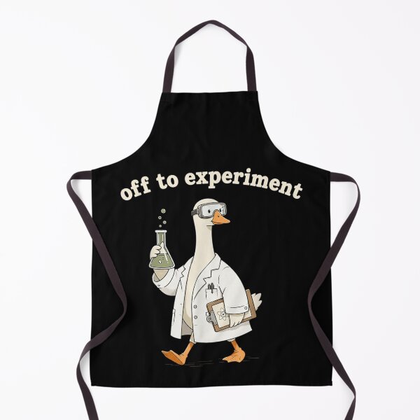 Item preview, Off To Experiment Funny Scientist Goose Laboratory Chemical Flask Chemistry Pun designed and sold by ShavonRistorin.