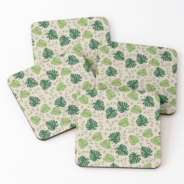 Item preview, Monsteras - Monstera and Leaves Design designed and sold by Beccaanimae-BHD.