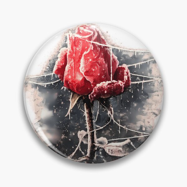 Item preview, Frosted rose with delicate spider silk designed and sold by SouthViper.
