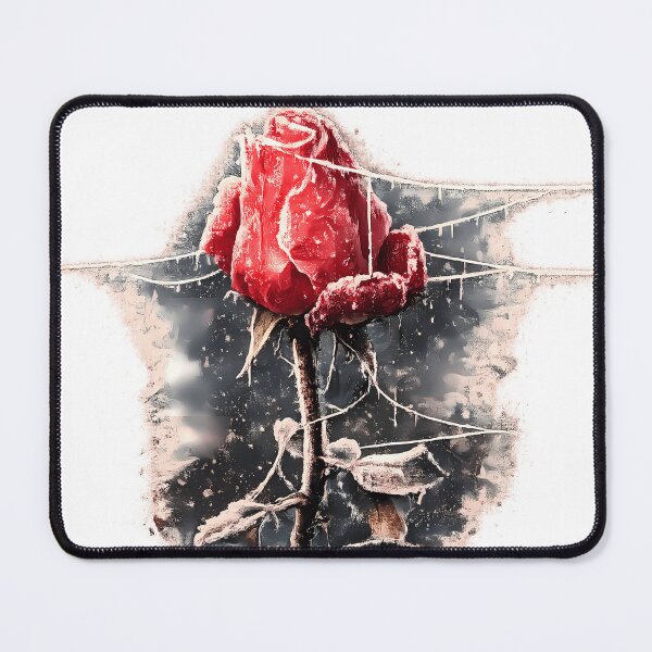 Item preview, Frosted rose with delicate spider silk designed and sold by SouthViper.