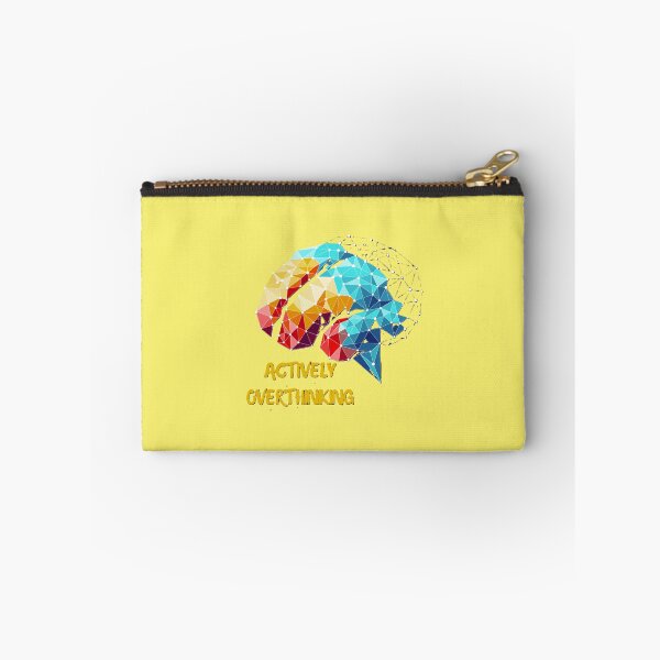 Item preview, Actively Overthinking Colorful Geometric Low Poly Brain designed and sold by Odunsy.
