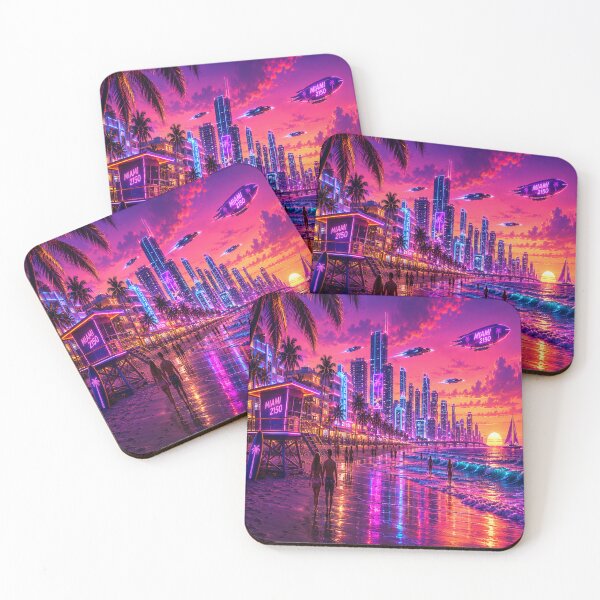 Item preview, Miami 2150 – Special Edition | Ultra Realistic Cyberpunk City | Neon Atlas designed and sold by NSAstore.