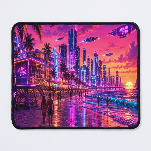 Item preview, Miami 2150 – Special Edition | Ultra Realistic Cyberpunk City | Neon Atlas designed and sold by NSAstore.