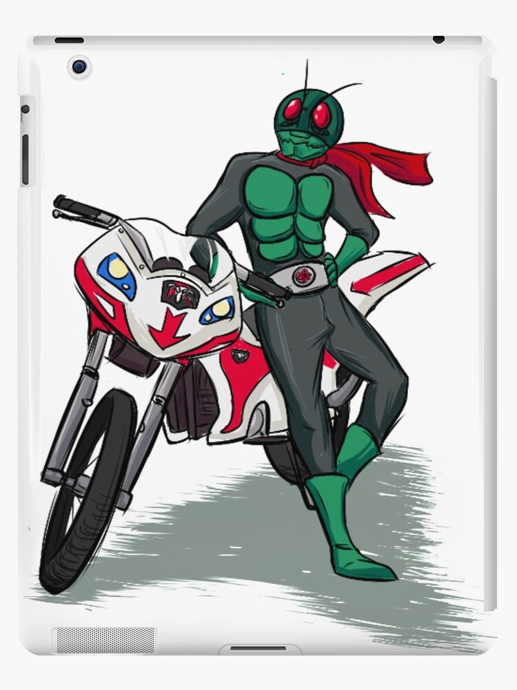 Kamen Rider Let S Go Rider Kick Ipad Case Skin By Alhaqq Redbubble