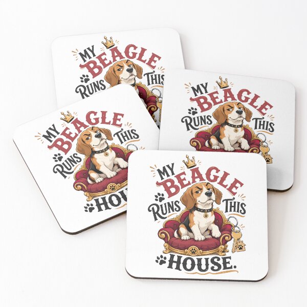 Item preview, My Beagle Runs This House Funny Dog Owner Design designed and sold by Tong4130.