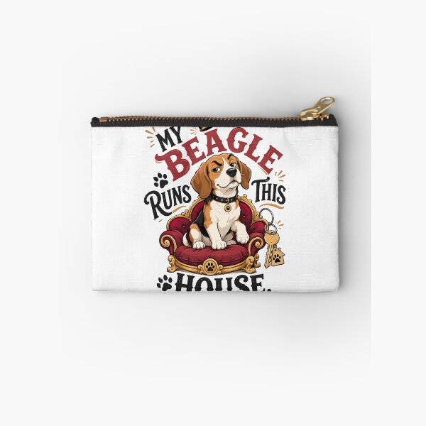 Item preview, My Beagle Runs This House Funny Dog Owner Design designed and sold by Tong4130.