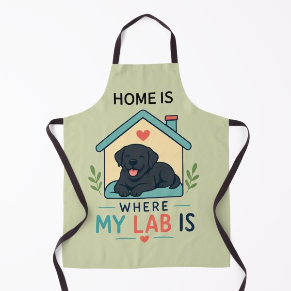 Item preview, Home Is Where My Lab Is | Black Labrador Dog Lover Gift designed and sold by Goodthingstree.